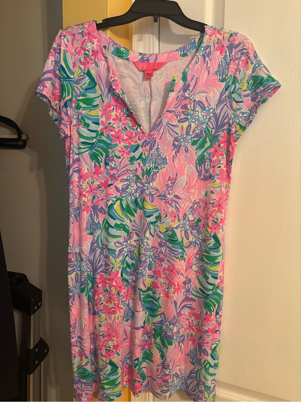 Lilly Pulitzer & Disney Pink Disney Print Women's Dress M